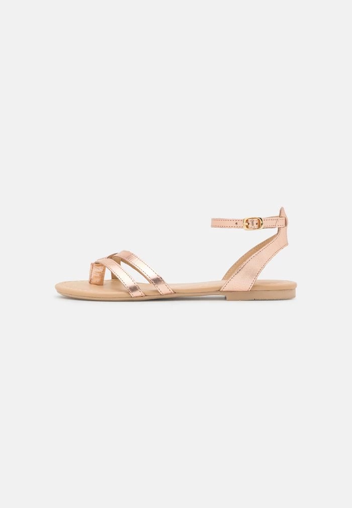 Sandale ANNA FIELD Anna Field Cuir Rose Doré Femme | ZET-3641554